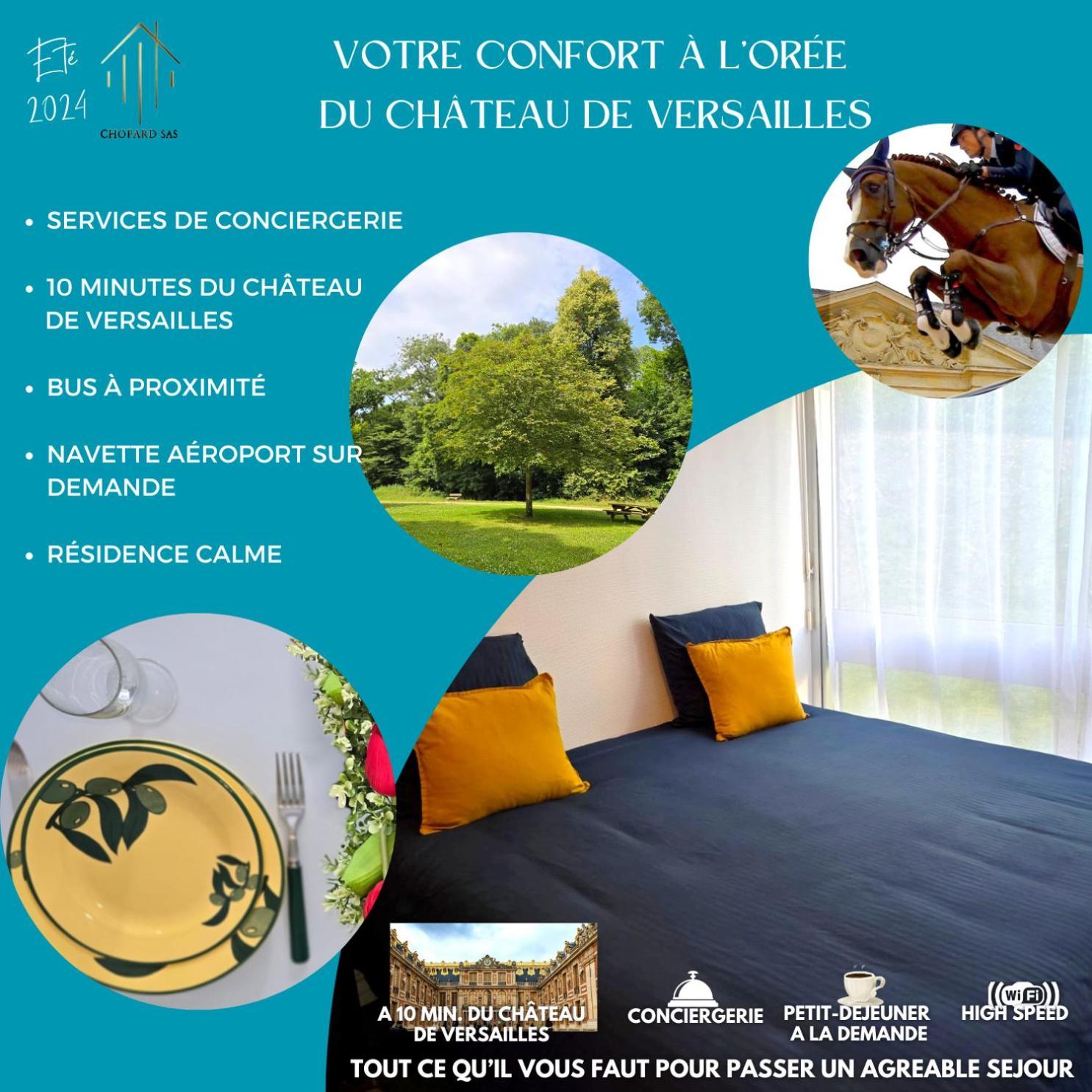 Sejour A 10 Minutes Du Chateau De Versailles Et 20 Minutes De Roland-Garros- Votre Suite Avec Lit King Size Le Chesnay  Exterior photo